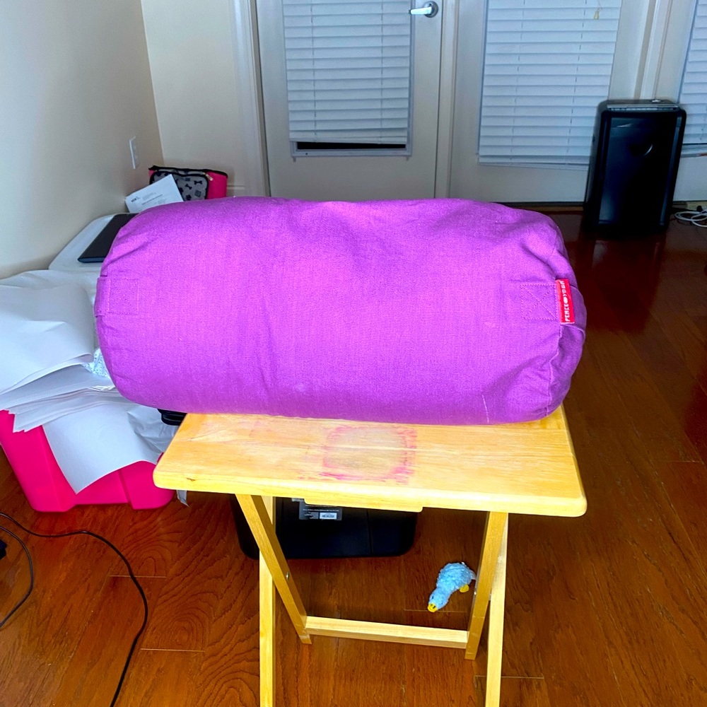 Cozy yoga bolster
